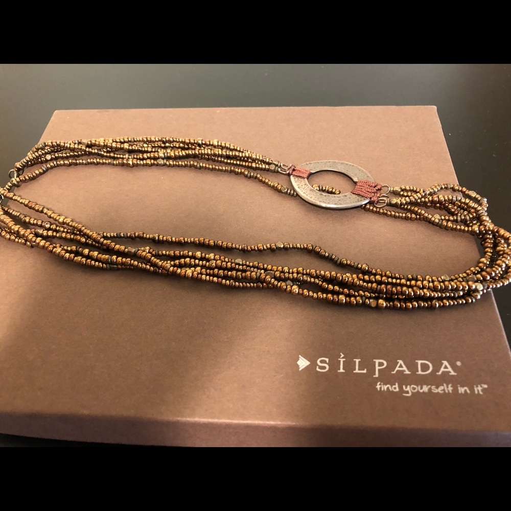 Silpada Sterling silver multi strand necklace